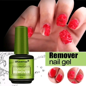 Dhavernas 【 15ml 】 Nail Polish Safe Burst Magic Gel Remover